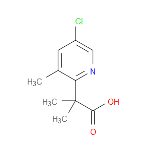 5-Chloro-α,α,3-trimethyl-2-pyridineacetic acid