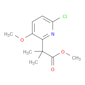 Methyl 6-chloro-3-methoxy-α,α-dimethyl-2-pyridineacetate
