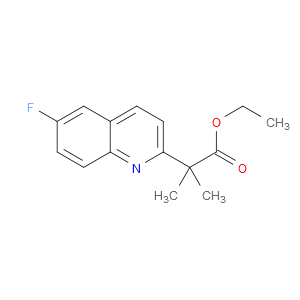 Ethyl 6-fluoro-α,α-dimethyl-2-quinolineacetate