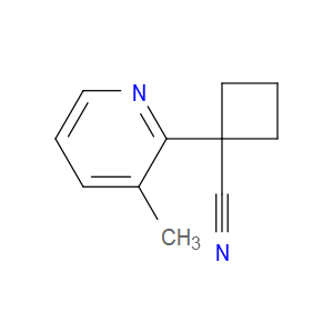 1-(3-Methyl-2-pyridinyl)cyclobutanecarbonitrile