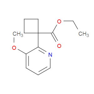 Ethyl 1-(3-methoxy-2-pyridinyl)cyclobutanecarboxylate