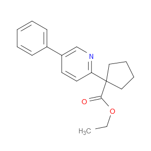 Ethyl 1-(5-phenyl-2-pyridinyl)cyclopentanecarboxylate