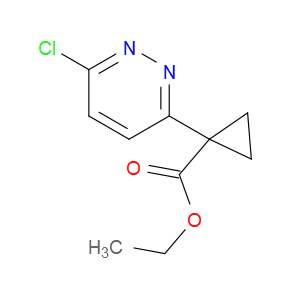 Ethyl 1-(6-chloro-3-pyridazinyl)cyclopropanecarboxylate