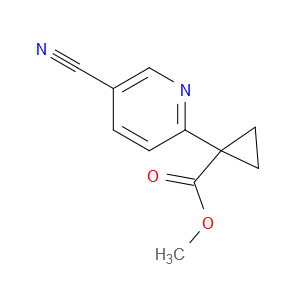 Methyl 1-(5-cyano-2-pyridinyl)cyclopropanecarboxylate
