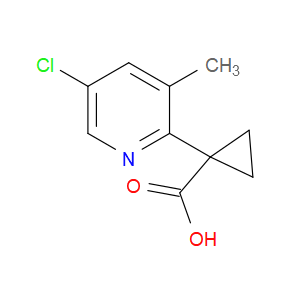 1-(5-Chloro-3-methyl-2-pyridinyl)cyclopropanecarboxylic acid