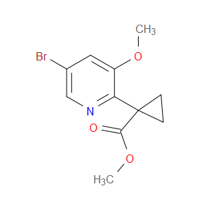 Methyl 1-(5-bromo-3-methoxy-2-pyridinyl)cyclopropanecarboxylate
