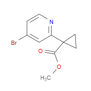 Methyl 1-(4-bromo-2-pyridinyl)cyclopropanecarboxylate