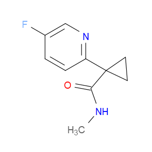 Cyclopropanecarboxamide, 1-(5-fluoro-2-pyridinyl)-N-methyl-