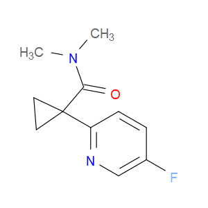 Cyclopropanecarboxamide, 1-(5-fluoro-2-pyridinyl)-N,N-dimethyl-