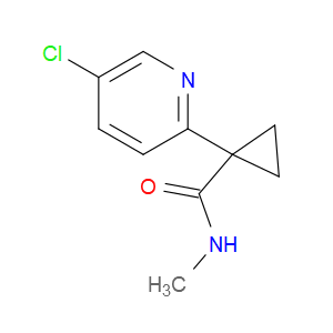 Cyclopropanecarboxamide, 1-(5-chloro-2-pyridinyl)-N-methyl-