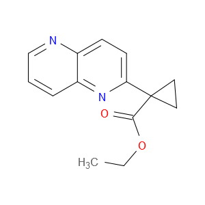 Ethyl 1-(1,5-naphthyridin-2-yl)cyclopropanecarboxylate