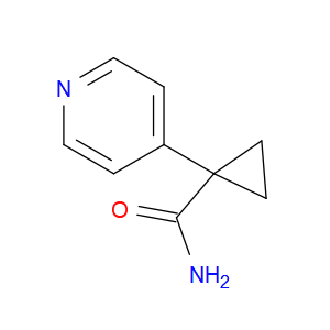 1-(4-Pyridinyl)cyclopropanecarboxamide
