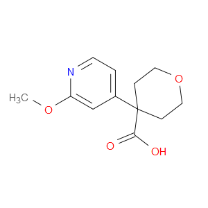 Tetrahydro-4-(2-methoxy-4-pyridinyl)-2H-pyran-4-carboxylic acid