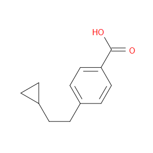 Benzoic acid, 4-(2-cyclopropylethyl)-
