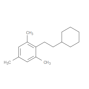 2-(2-Cyclohexylethyl)-1,3,5-trimethylbenzene
