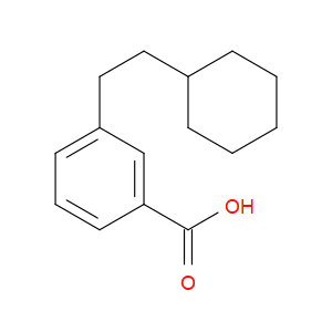 Benzoic acid, 3-(2-cyclohexylethyl)-