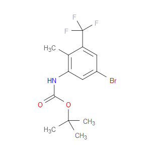 tert-butyl (5-bromo-2-methyl-3-(trifluoromethyl)phenyl)carbamate