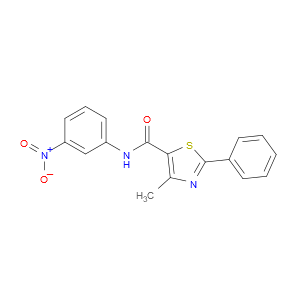 4-methyl-N-(3-nitrophenyl)-2-phenylthiazole-5-carboxamide
