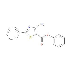 Phenyl 4-methyl-2-phenyl-5-thiazolecarboxylate