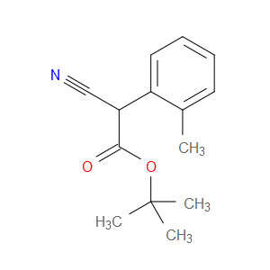 tert-butyl 2-cyano-2-(o-tolyl)acetate