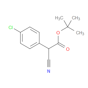 tert-butyl 2-(4-chlorophenyl)-2-cyanoacetate