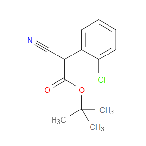 tert-butyl 2-(2-chlorophenyl)-2-cyanoacetate