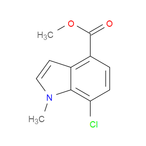 methyl 7-chloro-1-methyl-1H-indole-4-carboxylate