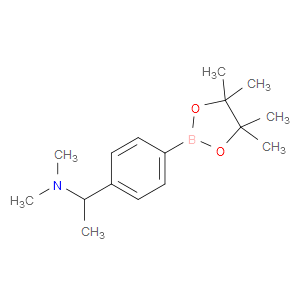 N,N-dimethyl-1-(4-(4,4,5,5-tetramethyl-1,3,2-dioxaborolan-2-yl)phenyl)ethanamine