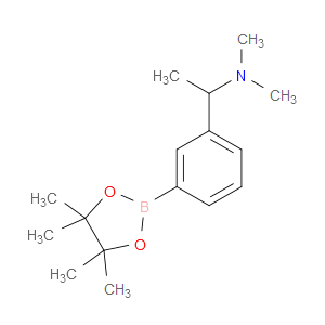 N,N-dimethyl-1-(3-(4,4,5,5-tetramethyl-1,3,2-dioxaborolan-2-yl)phenyl)ethanamine