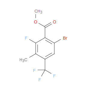 methyl 6-bromo-2-fluoro-3-methyl-4-(trifluoromethyl)benzoate