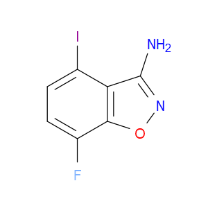 7-Fluoro-4-iodo-1,2-benzisoxazol-3-amine