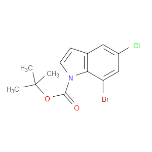 tert-butyl 7-bromo-5-chloro-1H-indole-1-carboxylate