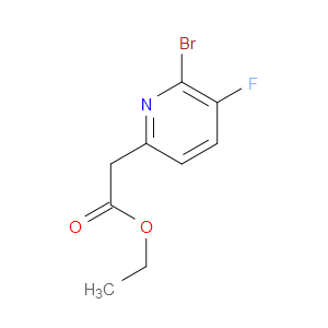 ethyl 2-(6-bromo-5-fluoropyridin-2-yl)acetate