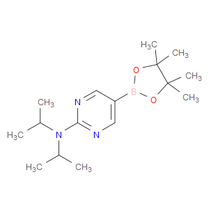 N,N-diisopropyl-5-(4,4,5,5-tetramethyl-1,3,2-dioxaborolan-2-yl)pyrimidin-2-amine