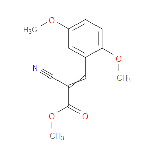 Methyl 2-cyano-3-(2,5-dimethoxyphenyl)-2-propenoate