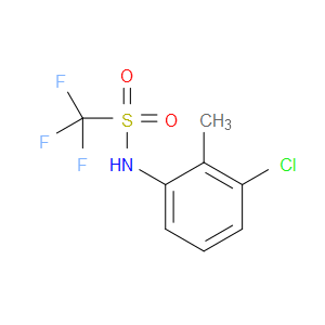 N-(3-Chloro-2-methylphenyl)-1,1,1-trifluoromethanesulfonamide