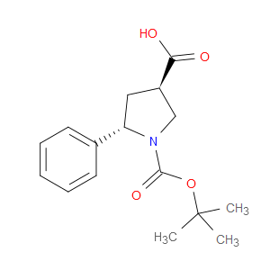 rel-1-(1,1-Dimethylethyl) (3R,5S)-5-phenyl-1,3-pyrrolidinedicarboxylate