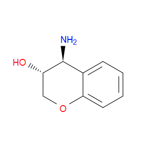2H-1-Benzopyran-3-ol, 4-amino-3,4-dihydro-, trans-