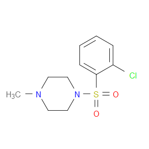 1-((2-chlorophenyl)sulfonyl)-4-methylpiperazine