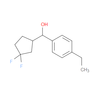α-(3,3-Difluorocyclopentyl)-4-ethylbenzenemethanol
