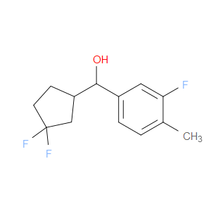 α-(3,3-Difluorocyclopentyl)-3-fluoro-4-methylbenzenemethanol