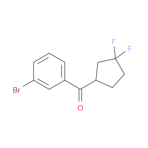 (3-Bromophenyl)(3,3-difluorocyclopentyl)methanone
