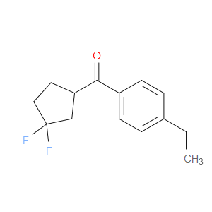 (3,3-Difluorocyclopentyl)(4-ethylphenyl)methanone