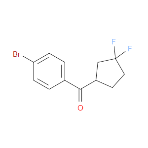 (4-Bromophenyl)(3,3-difluorocyclopentyl)methanone