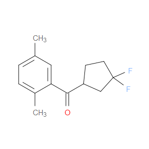 (3,3-Difluorocyclopentyl)(2,5-dimethylphenyl)methanone