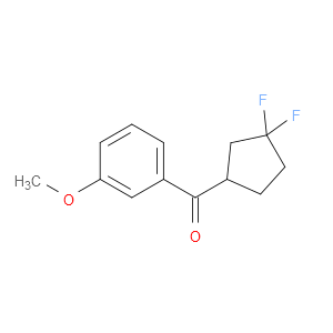 (3,3-Difluorocyclopentyl)(3-methoxyphenyl)methanone