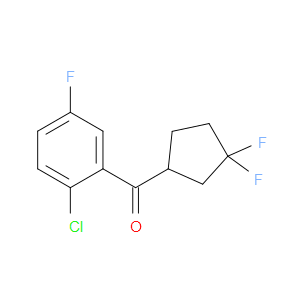 (2-Chloro-5-fluorophenyl)(3,3-difluorocyclopentyl)methanone