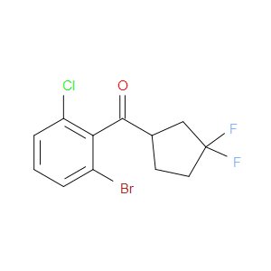 (2-Bromo-6-chlorophenyl)(3,3-difluorocyclopentyl)methanone