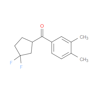 (3,3-Difluorocyclopentyl)(3,4-dimethylphenyl)methanone
