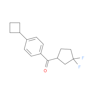 (4-Cyclobutylphenyl)(3,3-difluorocyclopentyl)methanone